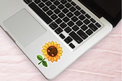 Cute Sunflower Stickers Clipart Bundle Product Image 6