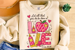 Love Teacher Valentine's Day PNG, Teacher Gift PNG, Xoxo PNG Product Image 3