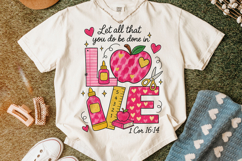 Love Teacher Valentine's Day PNG, Teacher Gift PNG, Xoxo PNG Product Image 4