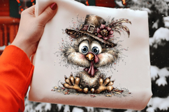 Cute Thanksgiving turkey Sublimation Product Image 2
