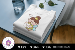 Tooth fairy cute sublimation art. Kawaii Clipart fairytales Product Image 2
