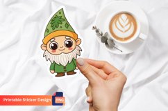 Cute Tree Gnome Sticker Product Image 1