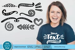 These cute swooshes, doodads and swirls are premade - so you can quickly and easily copy and paste them into your designs to add a pop of energy and movement.
