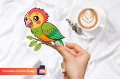 Cute tropical bird Sticker Product Image 1