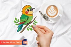 Cute tropical bird Sticker Product Image 1