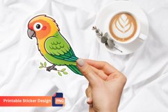 Cute tropical bird Sticker Product Image 1