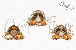 Cute Thanksgiving Turkey Clipart | Turkey PNG Product Image 3