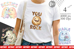 Cute Ugly Momster Quotes Sublimation Product Image 1