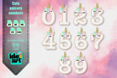 Cute Unicorn Numbers Product Image 1