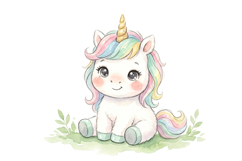 Cute Unicorn Png|Colorful Unicorn Png Product Image 1
