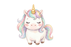 Cute Unicorn Png|Colorful Unicorn Png Product Image 1