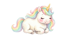 Cute Unicorn Png|Colorful Unicorn Png Product Image 1
