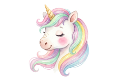 Cute Unicorn Png|Colorful Unicorn Png Product Image 1