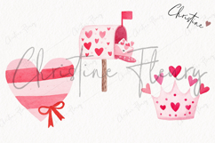 Cute Valentine Clipart | Valentine's Day PNG Product Image 3