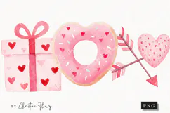 Cute Valentine Clipart | Valentine's Day PNG Product Image 1