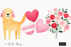Cute Valentine Clipart | Valentine's Day PNG Product Image 1
