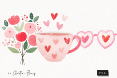 Cute Valentine Clipart | Valentine's Day PNG Product Image 1
