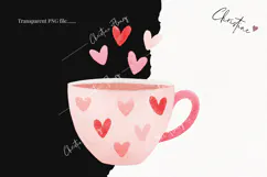 Cute Valentine Clipart | Valentine's Day PNG Product Image 2