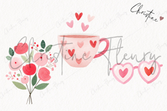 Cute Valentine Clipart | Valentine's Day PNG Product Image 3