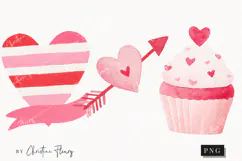 Cute Valentine Clipart | Valentine's Day PNG Product Image 1
