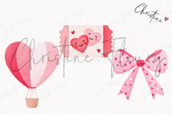 Cute Valentine Clipart | Valentine's Day PNG Product Image 3