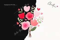 Cute Valentine Clipart | Valentine's Day PNG Product Image 2