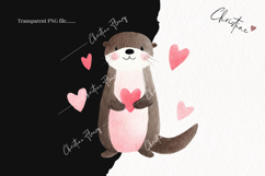 Cute Valentine Animals Clipart | Valentine's Day PNG Product Image 2