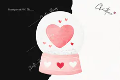 Cute Valentine Clipart | Valentine's Day PNG Product Image 2