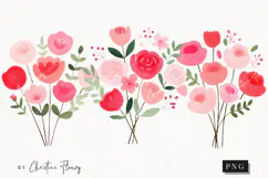 Cute Valentine Clipart | Valentine's Day PNG Product Image 1