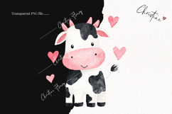 Cute Valentine Animals Clipart | Valentine's Day PNG Product Image 2