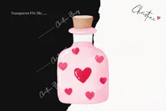 Cute Valentine Clipart | Valentine's Day PNG Product Image 2