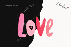 Cute Valentine Clipart | Valentine's Day PNG Product Image 2