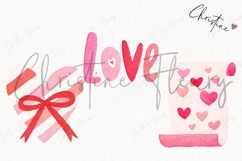 Cute Valentine Clipart | Valentine's Day PNG Product Image 3