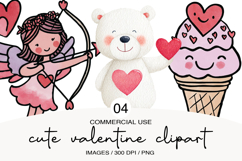 cute valentine clipart Product Image 1