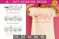 Cute Valentine Heart SVG Funny Love print design