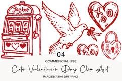 Cute Valentine's Day Clip Art Product Image 1