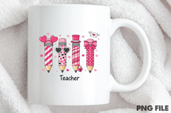 Cute Valentine Teacher PNG Product Image 4