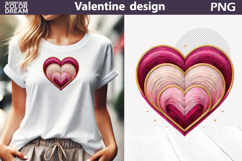 Valentine Heart Clipart | Heart Sublimation Product Image 1