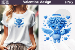 Cupid Valentine Clipart | Cupid Heart Valentines Day Product Image 1