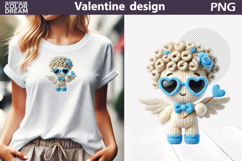 Cupid Valentine Clipart | Cupid Heart Valentines Day Product Image 1