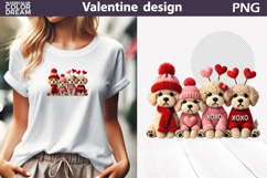 Dog Valentine Clipart | Puppy Heart Valentines Day Product Image 1