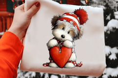 Cute Valentines Day Dog PNG Product Image 2