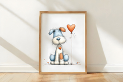 Cute Valentines Day Dog PNG Product Image 3