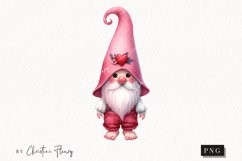 Cute Valentines Gnome | Valentines Day PNG Product Image 1