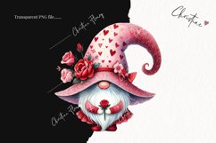 Cute Valentines Gnome | Valentines Day PNG Product Image 2