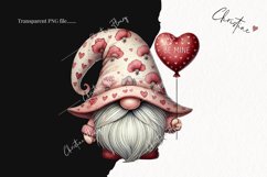Cute Valentines Gnome | Valentines Day PNG Product Image 2