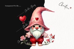 Cute Valentines Gnome | Valentines Day PNG Product Image 2