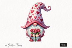 Cute Valentines Gnome | Valentines Day PNG Product Image 1