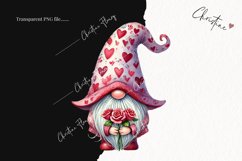Cute Valentines Gnome | Valentines Day PNG Product Image 2