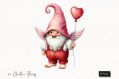 Cute Valentines Gnome | Valentines Day PNG Product Image 1